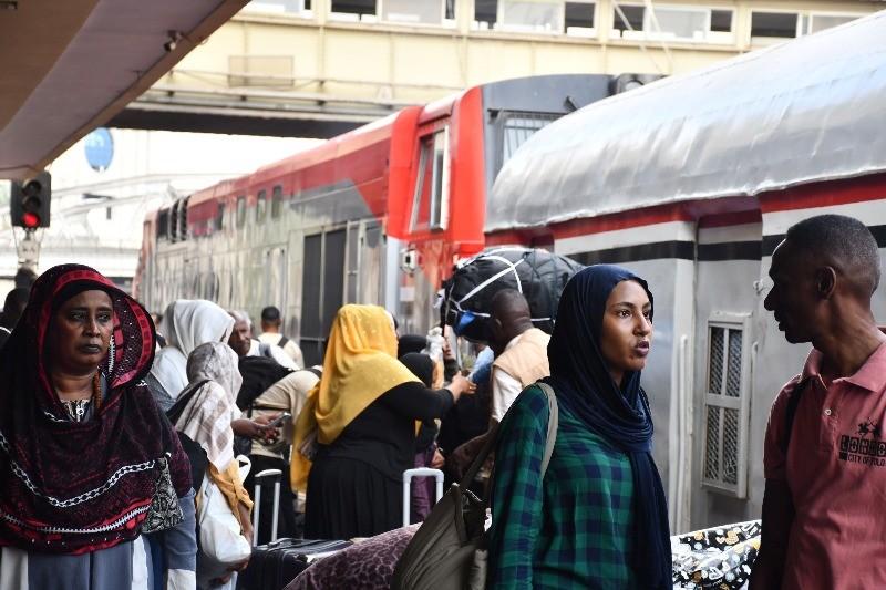 سكك حديد مصر تسير الرحلة 18 لقطارات العودة الطوعية للأشقاء السودانيين إلى وطنهم