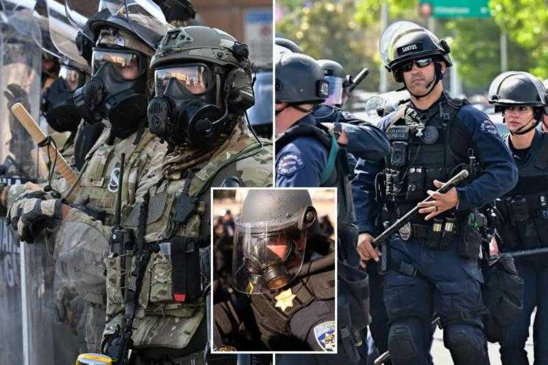 منع ضباط إنفاذ القانون من ارتداء الأقنعة أثناء بعض العمليات في كاليفورنيا