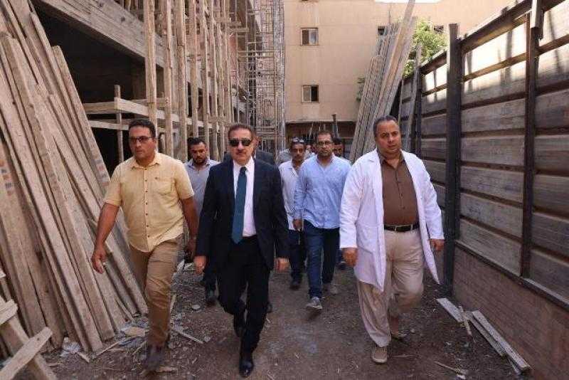 محافظ المنوفية يتابع استعدادات تشغيل مبنى ”رمد شبين الكوم” الجديد