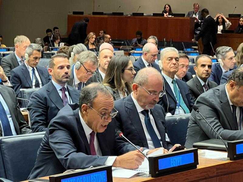 وزير الخارجية يشارك في الاجتماع الوزاري رفيع المستوى للتحالف الدولي لتنفيذ حل الدولتين