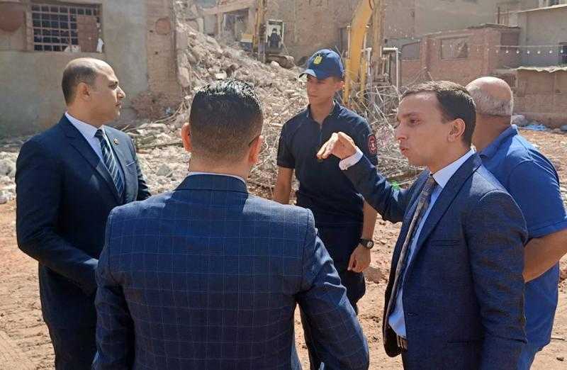 النيابة الإدارية تعاين موقع اندلاع حريق مصنع المحلة الكبرى