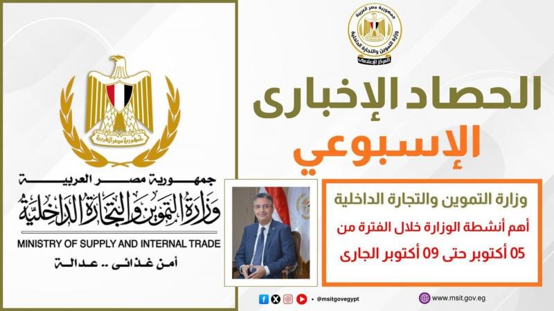 انفوجراف.. الموجز الإخباري الأسبوعي لوزارة التموين والتجارة الداخلية