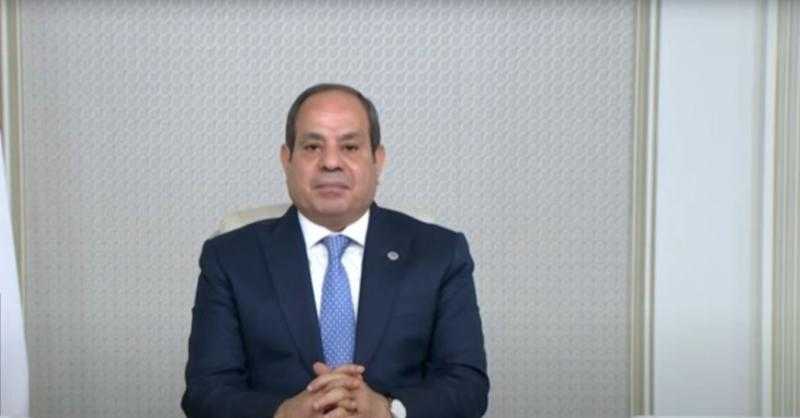 الرئيس السيسي يفتتح فعاليات أسبوع القاهرة الثامن للمياه بكلمة مسجلة