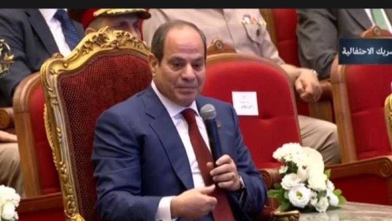 الرئيس السيسي: الحرب لم تعد فقط بالسلاح بل أصبحت حرب وعي وإرادة وتحمل