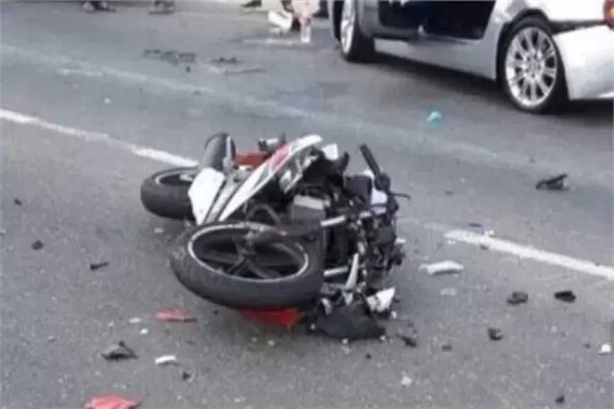 إصابة 3 أشخاص في انقلاب دراجة نارية بدقادوس مركز ميت غمر