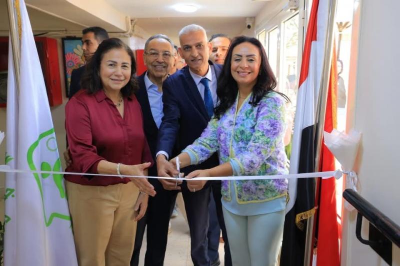 وزيرة التضامن الاجتماعي تفتتح وحدة العلاج الطبيعي بدار الهنا لرعاية المسنين بمحافظة الجيزة