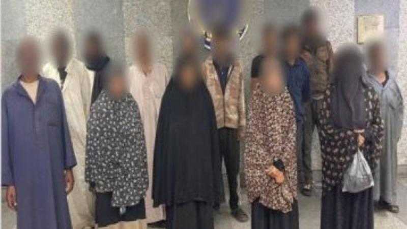 القبض على 19 رجلا وسيدة يستخدمون 11 طفلا فى أعمال التسول بالقليوبية