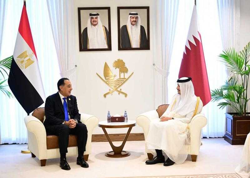 رئيس الوزراء ونظيره القطرى يتفقان على بدء تفعيل حزمة الاستثمارات القطرية بمصر