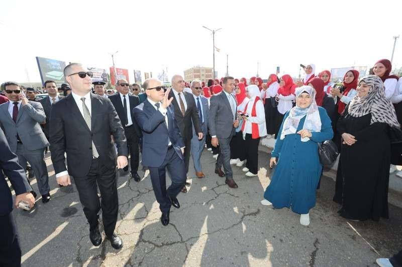 استقبال حافل من أهالي البرلس لمحافظ كفرالشيخ في الذكرى الـ69 لمعركة البرلس البحرية