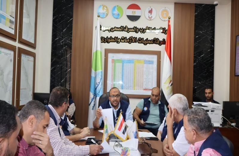 رئيس مياه سوهاج يترأس اجتماعا لبحث استعدادات الشركة خلال انتخابات مجلس النواب