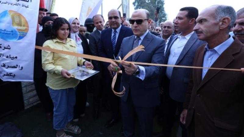 محافظ كفر الشيخ يفتتح مشروع محطة رفع الصرف الصحي بالشباسية.. صور
