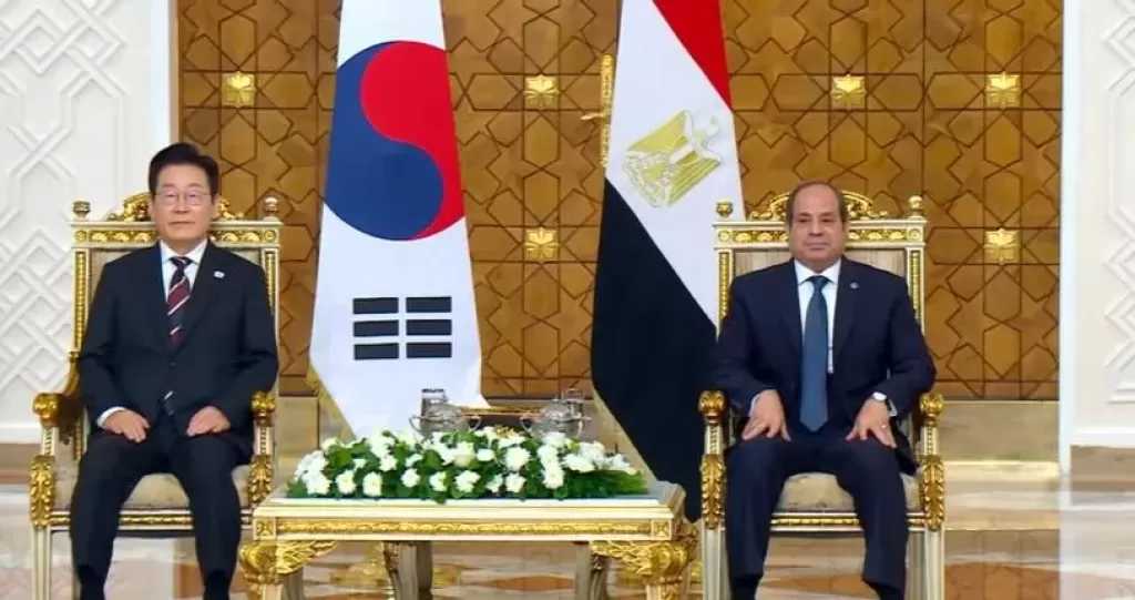 الرئيس السيسي ونظيره الكوري يشهدان توقيع عدد من مذكرات التفاهم المشتركة