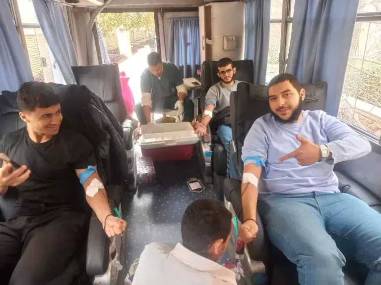 الصحة: جامعة حلوان تشهد حملة مكثفة للتبرع بالدم استمرت أسبوعًا كاملاً