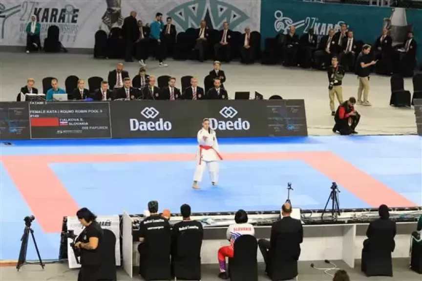 وزير الرياضة يشهد افتتاح بطولة العالم للكاراتيه للكبار وذوي الهمم