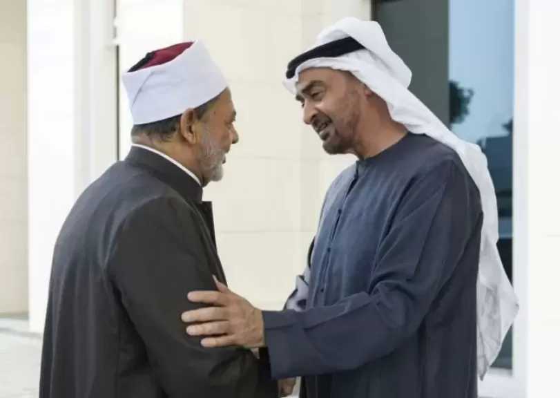 شيخ الأزهر يهنئ محمد بن زايد والشعب الإماراتي باليوم الوطني الـ54