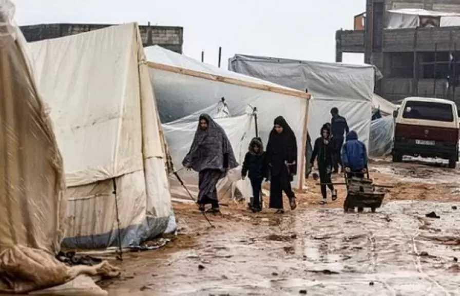 بريطانيا ترسل 1100 خيمة إلى سكان غزة لمواجهة تدهور الأحوال الجوية