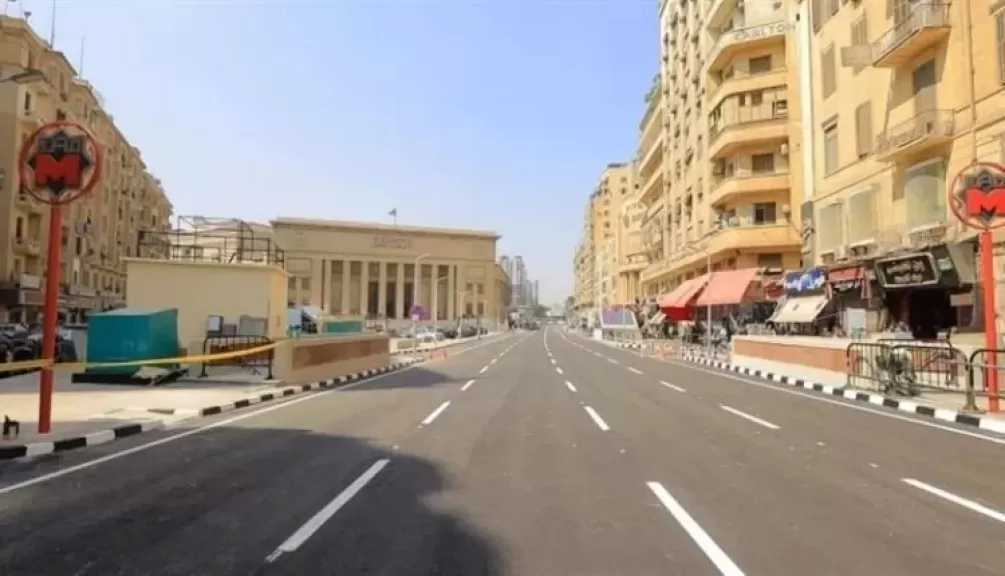 غلق كلي لشارع 26 يوليو لمدة 3 أيام وإجراء تحويلات بديلة