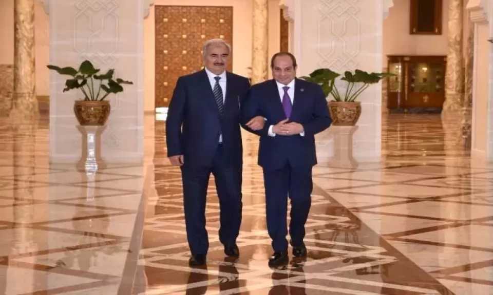 الرئيس السيسي لـ حفتر: استقرار السودان يرتبط ارتباطاً وثيقاً بالأمن القومي لمصر وليبيا