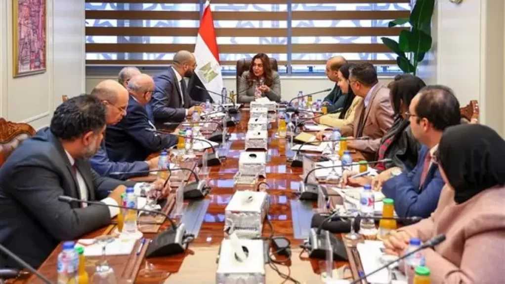 وزيرة التنمية المحلية تبحث مع قيادات وزارة الاتصالات والبيئة تعزيز التعاون المشترك