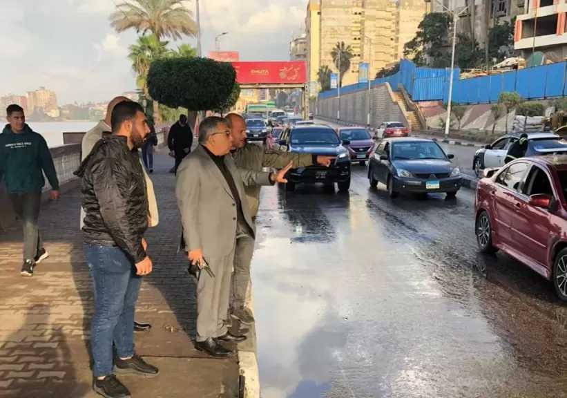 محافظ الدقهلية يتفقد أعمال إنشاء كوبري معلة في طلخا