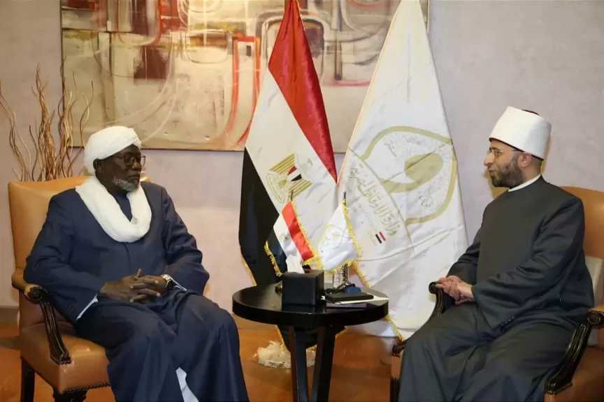 وزير الأوقاف يلتقي مفتي تشاد على هامش مؤتمر الإفتاء الدولي