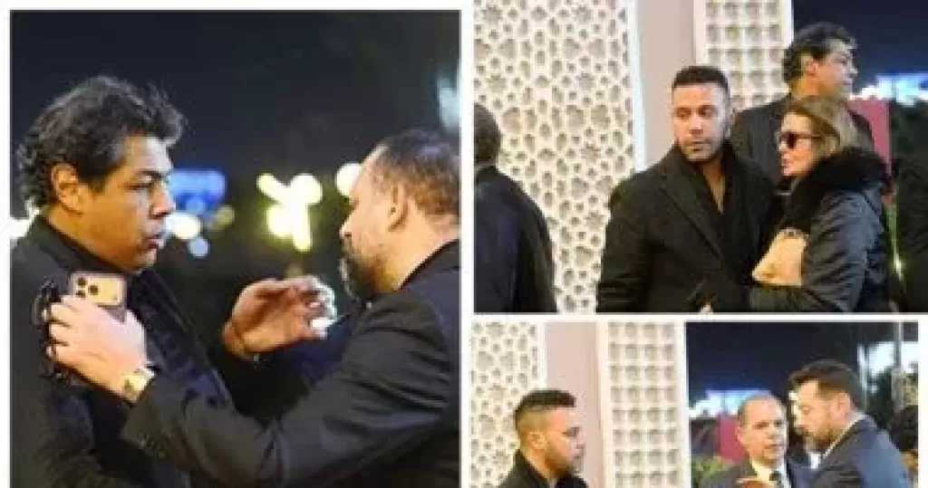 نجوم الفن فى عزاء إيمان إمام شقيقة الزعيم أرملة مصطفى متولى
