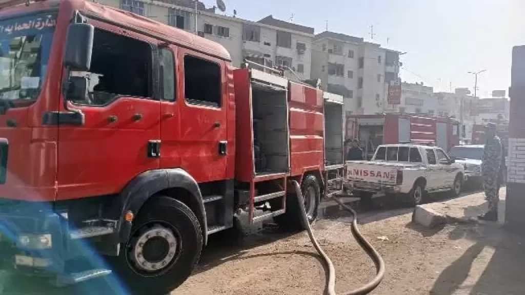 السيطرة على حريق في مسرح مدرسة الزراعة بطنطا