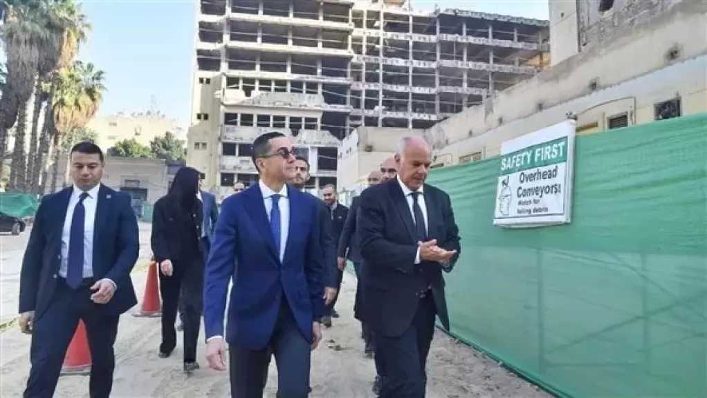 وزير الاستثمار يتفقد مشروع تطوير مبني وزارة الداخلية ب ” لاظوغلي”