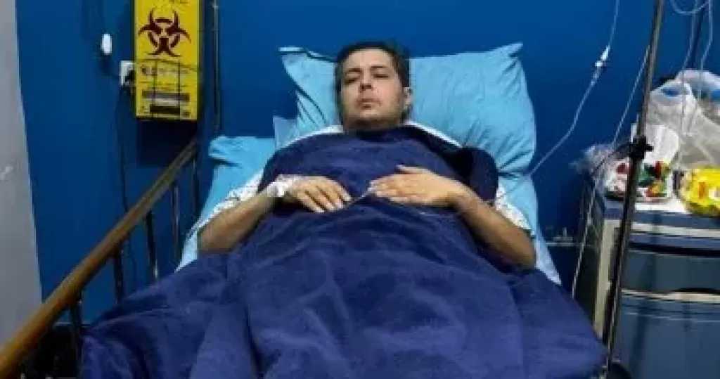 كريم سامى مغاورى فى العناية المركزة للمرة الثالثة ويعلق: يارب أنت الشافى