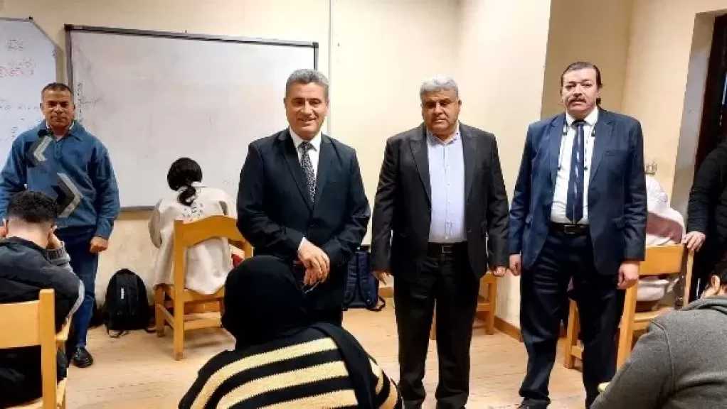 نائب رئيس جامعة بنها يتفقد امتحانات كلية الحاسبات والذكاء الاصطناعي