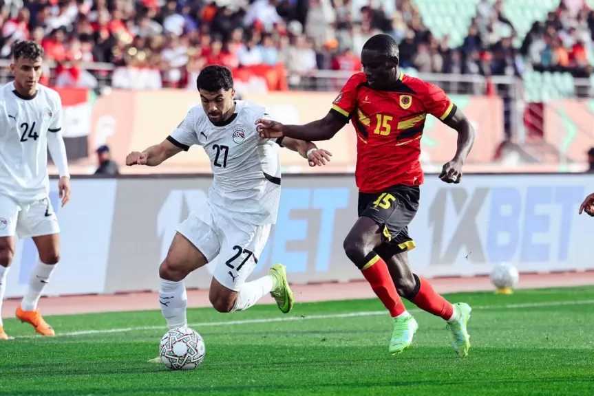 منتخب الفراعنة يتعادل أمام أنجولا ويتأهل رسميًا لدور الـ16.. صور