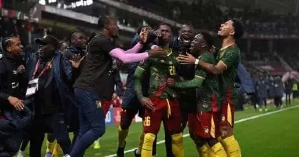 الكاميرون تهزم جنوب أفريقيا وتواجه المغرب فى ربع نهائى أمم أفريقيا