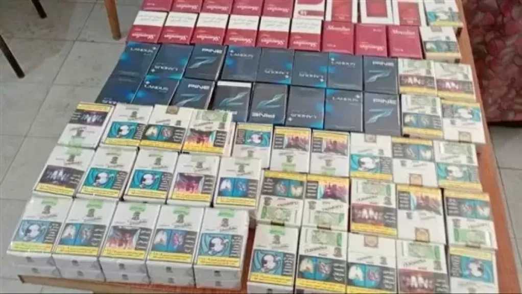 ضبط سجائر ومستحضرات تجميل مهربة ومبيدات زراعية مجهولة المصدر بكفرالشيخ