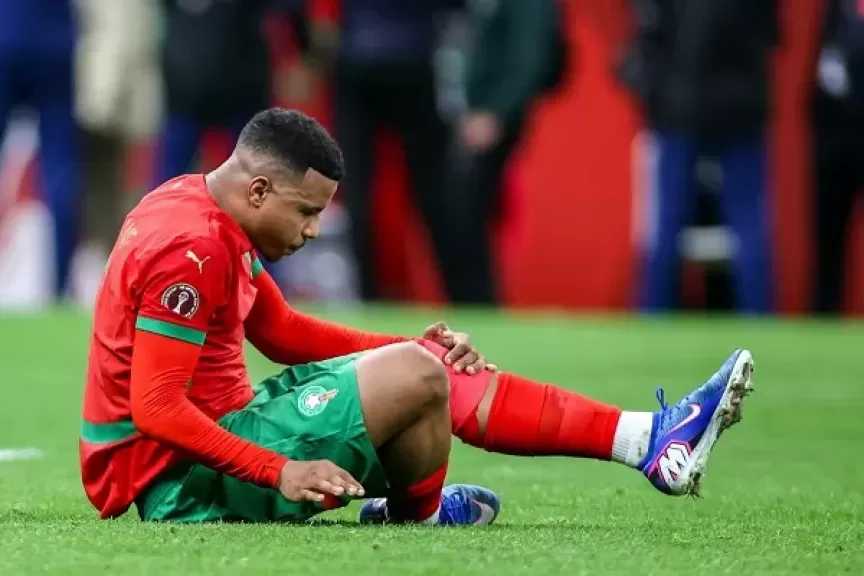 رسمياً.. إصابة لاعب المغرب بقطع في الرباط الصليبي