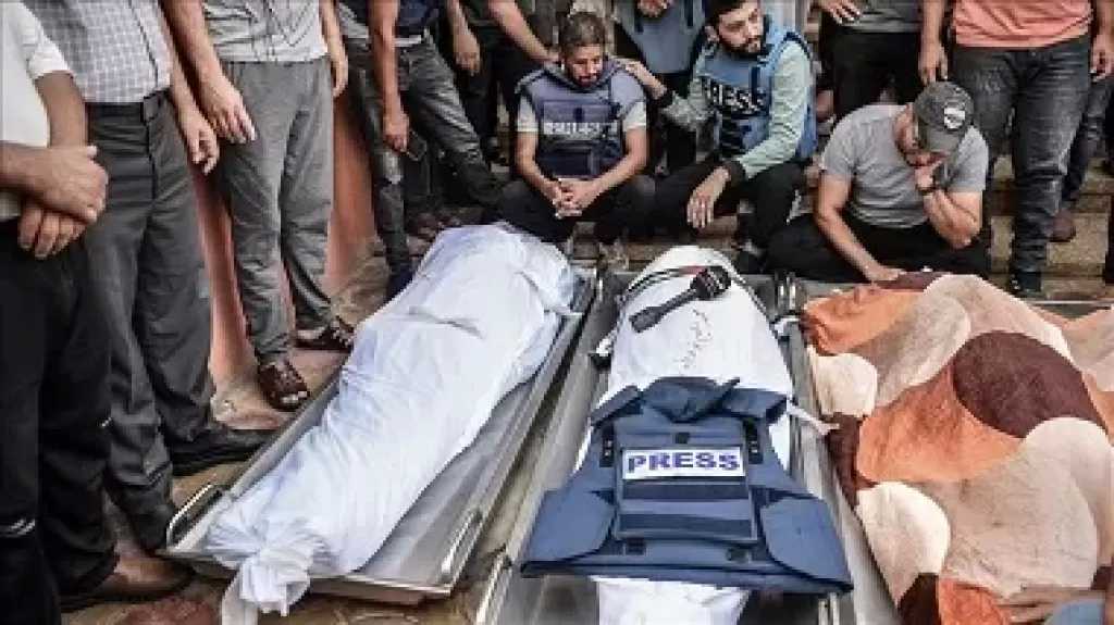 «الصحفيين الفلسطينيين» تدين جريمة الاحتلال بحق الصحفيين في غزة وتدعو إلى المحاسبة