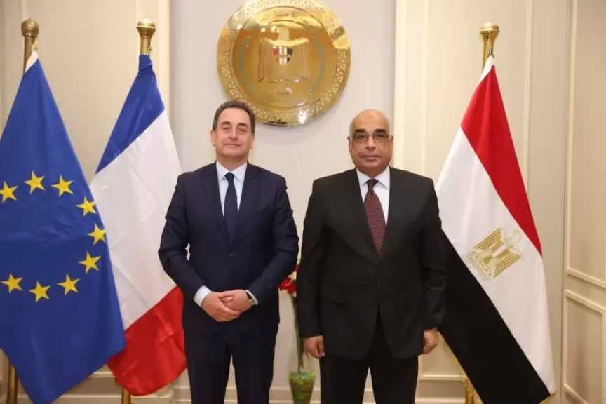 وزير العدل يستقبل سفير جمهورية فرنسا بالقاهرة