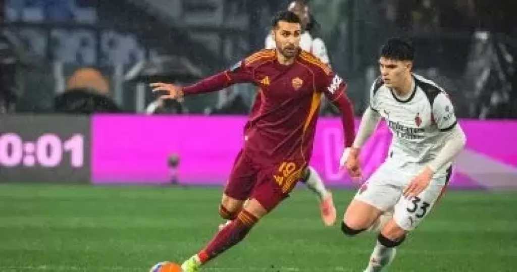 التعادل يحسم قمة روما ضد ميلان في الدوري الإيطالي