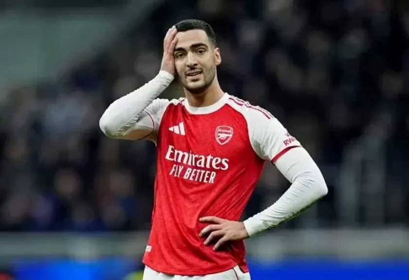 آرسنال يعلن خضوع ميرينو لجراحة وغيابه عن الملاعب لفترة طويلة