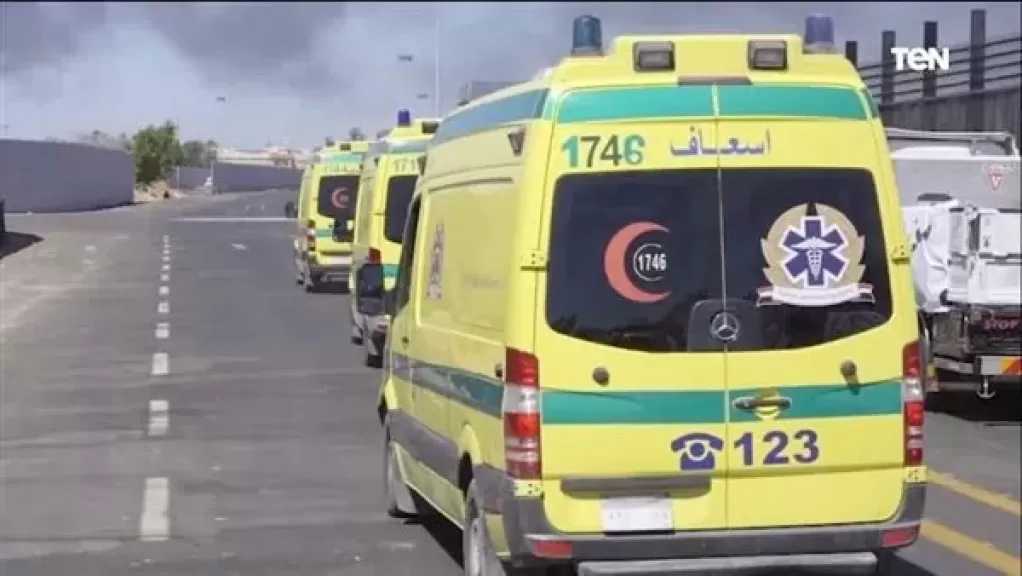 تحرك سيارات الإسعاف بدفعة جديدة من مصابي غزة باتجاه المستشفيات المصرية