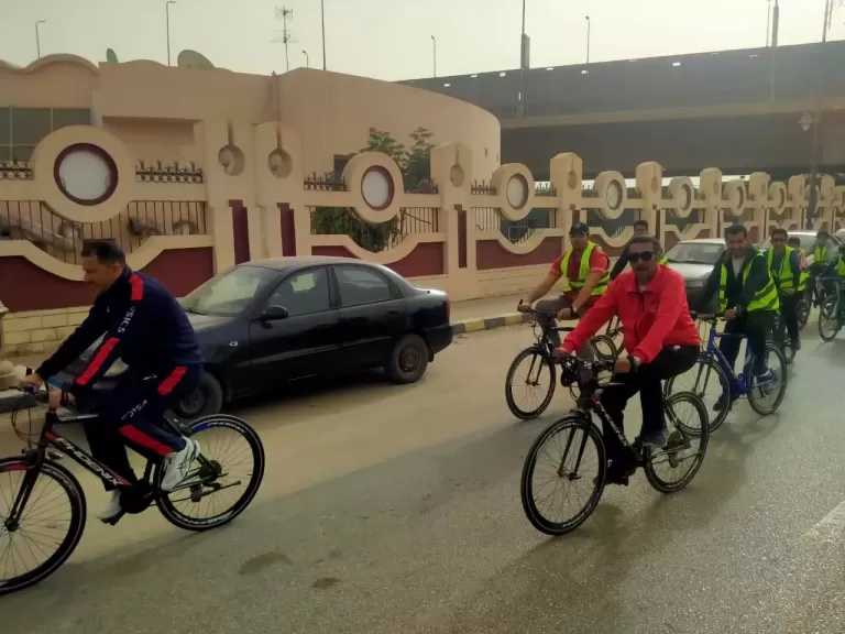 منطقة دراجات بني سويف تنظم ماراثونًا على الكورنيش