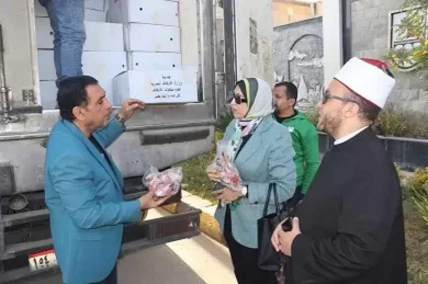 بني سويف تتسلم لحوما من الأوقاف لدعم مبادرة مطبخ المصرية خلال رمضان