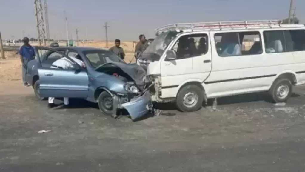 إصابة 7 أشخاص في حادث سير على كورنيش مدينة مرسى مطروح