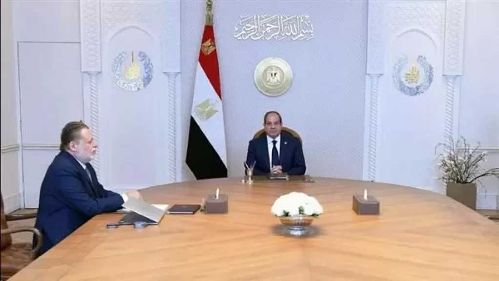 الرئيس السيسي يجتمع مع محافظ البنك المركزي المصري