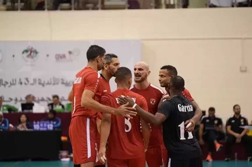 الأهلي يواجه الترسانة في دوري السوبر للكرة الطائرة