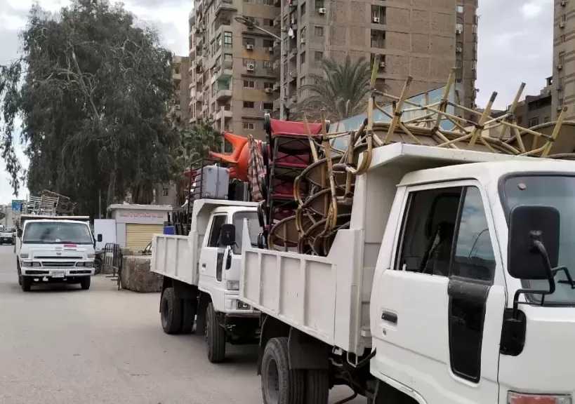 520 حالة إشغال في حملات مكبرة بعدة أحياء بالإسكندرية