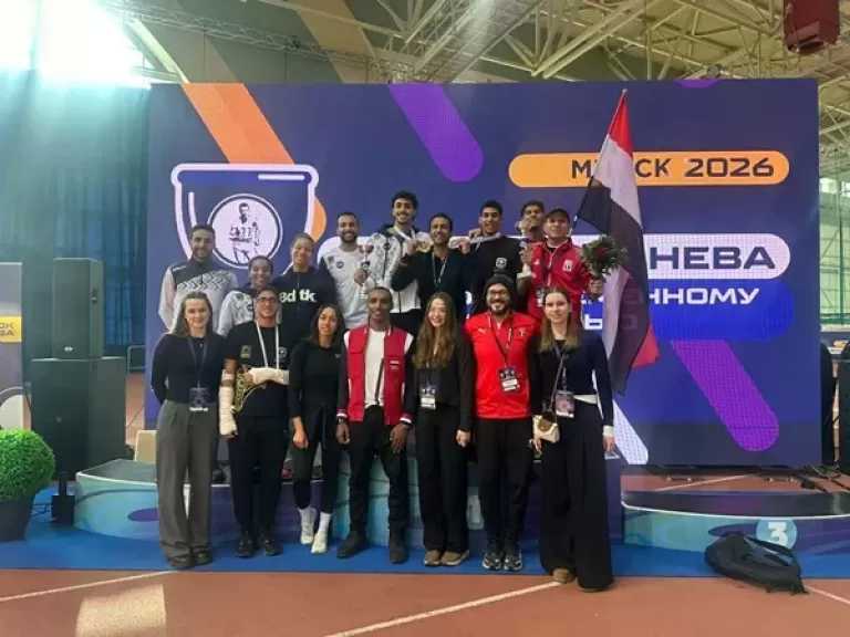 مصر تتوج بذهبية وفضية في بطولة كأس بافيل للخماسي الحديث