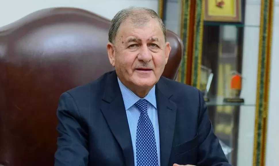 الرئيس العراقي في رسالة للمرشد الجديد: نأمل وقف الحرب وتغليب لغة الحكمة