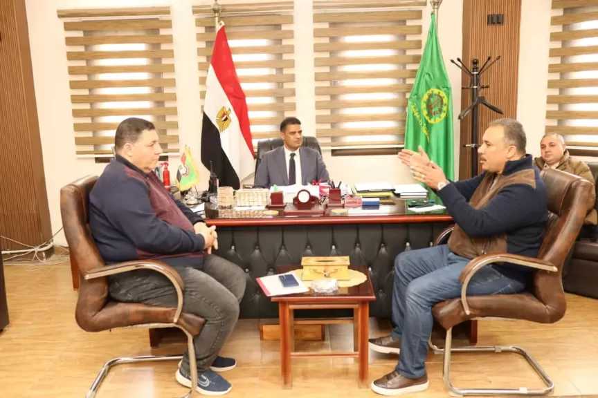 مجلس إدارة جمعية مستثمري جمصة بالدقهلية يبحثون دعم وتطوير المنطقة الصناعية
