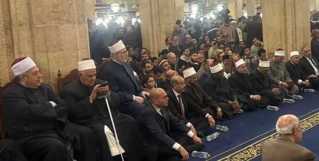 قيادات المعاهد الأزهرية يُشاركون في احتفالية ليلة القدر بالجامع الأزهر