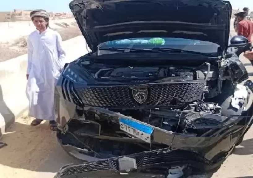 إصابة 9 أشخاص في 6 حوادث متفرقة على طرق مطروح